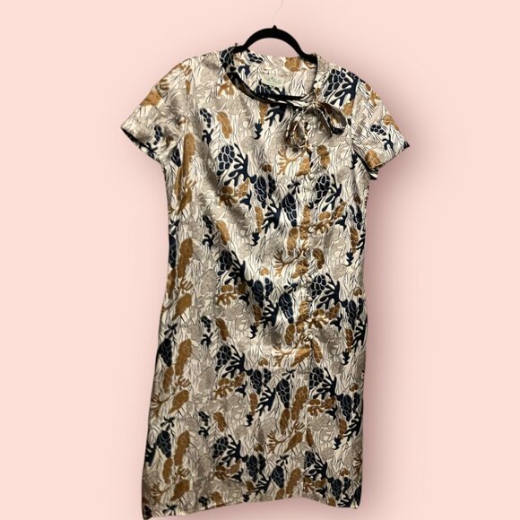Vintage Silk McMullen Print Dress - Picture 1 of 10